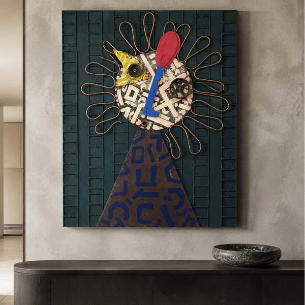 Abstract Girl – Mixed Media Wall Art