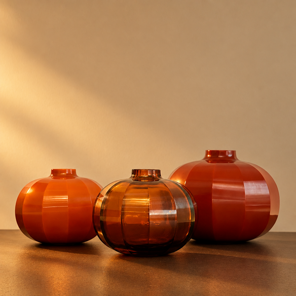 Octagon Pumpkin Vase