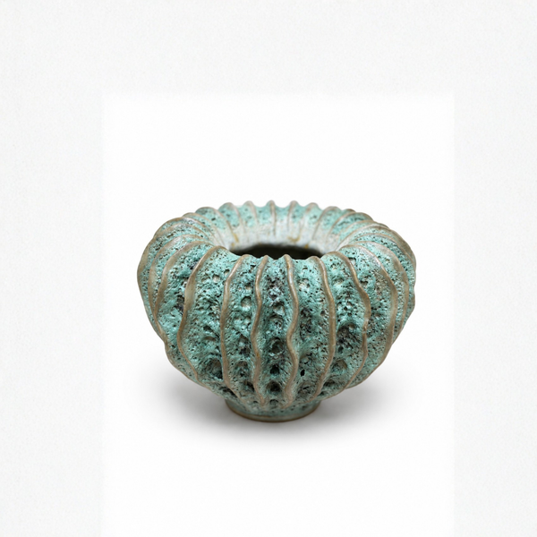 Coral Pumpkin Vase – Medium