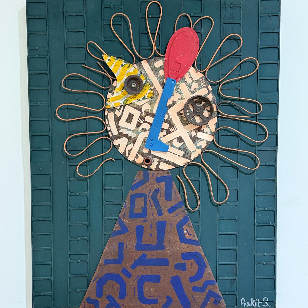 Abstract Girl – Mixed Media Wall Art