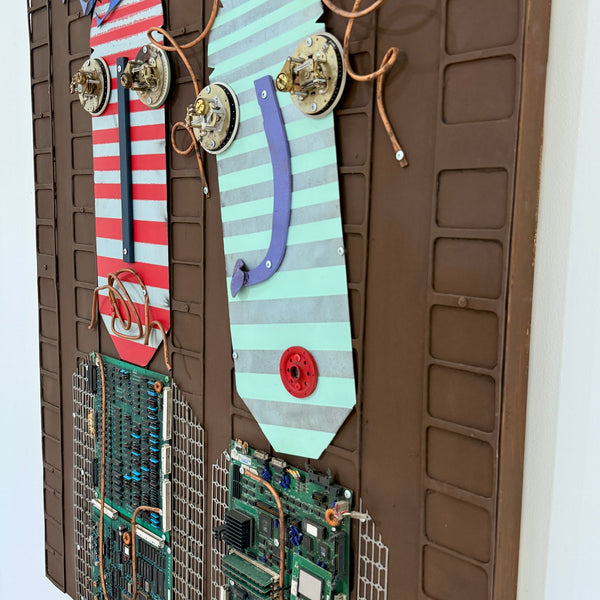 Fall in Love over a Computer – Mixed Media Wall Art