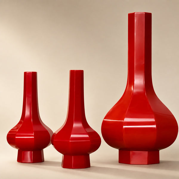 JJCurated Beijing Glass Column Vases