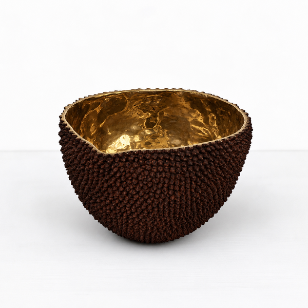 Jackfruit Vase aus massivem Messing
