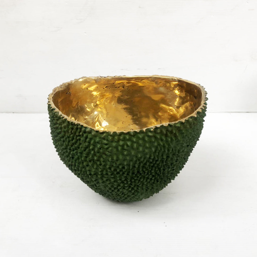 Jackfruit Vase aus massivem Messing