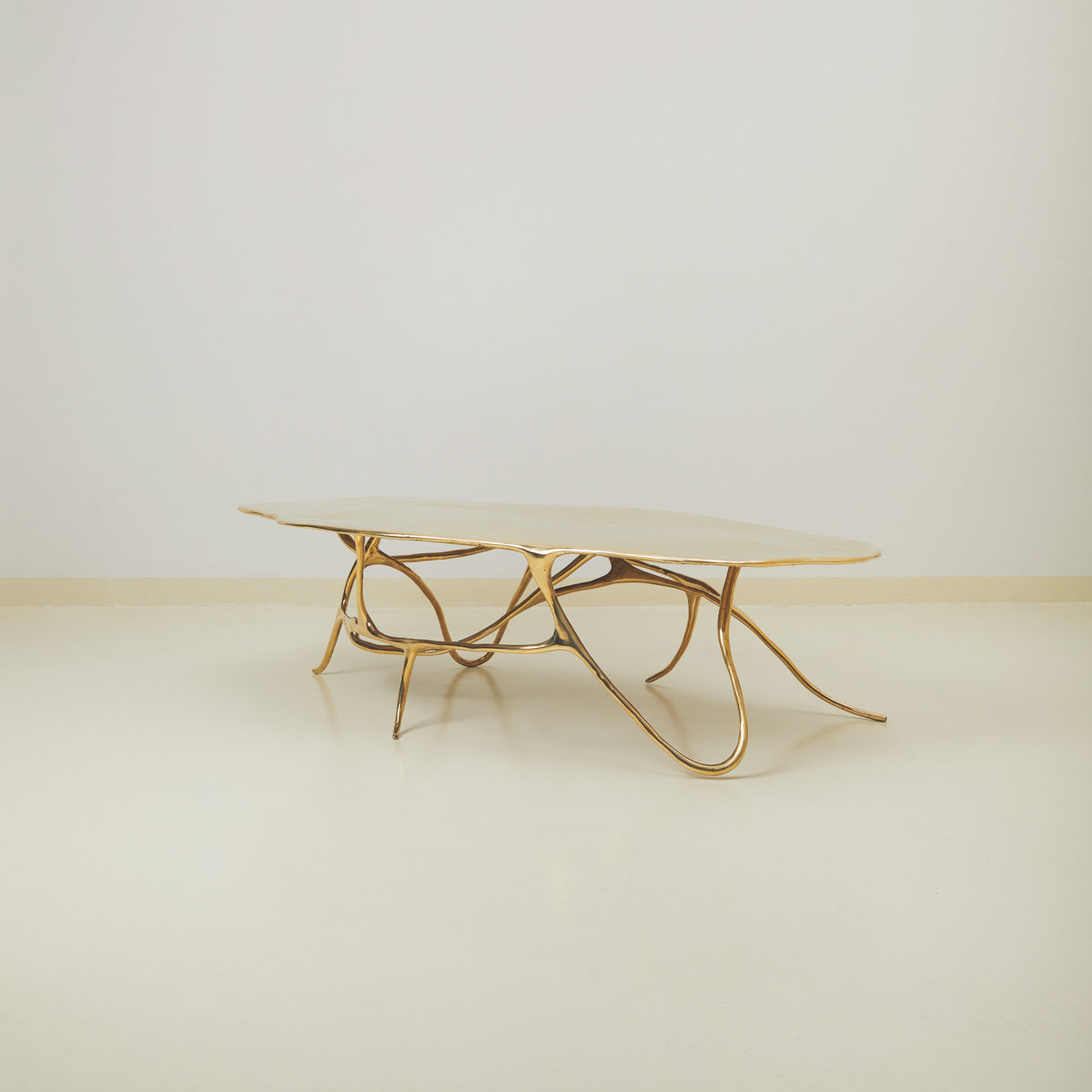 Ink Coffee Table aus massivem Messing