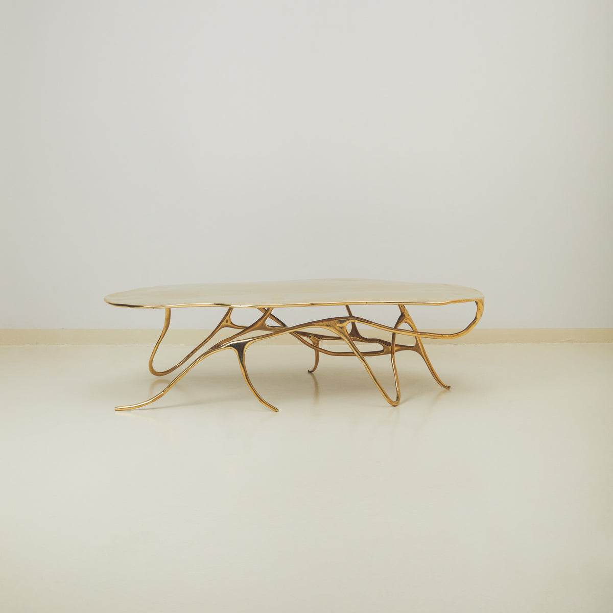 Ink Coffee Table aus massivem Messing