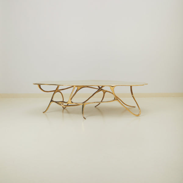 Ink Coffee Table aus massivem Messing