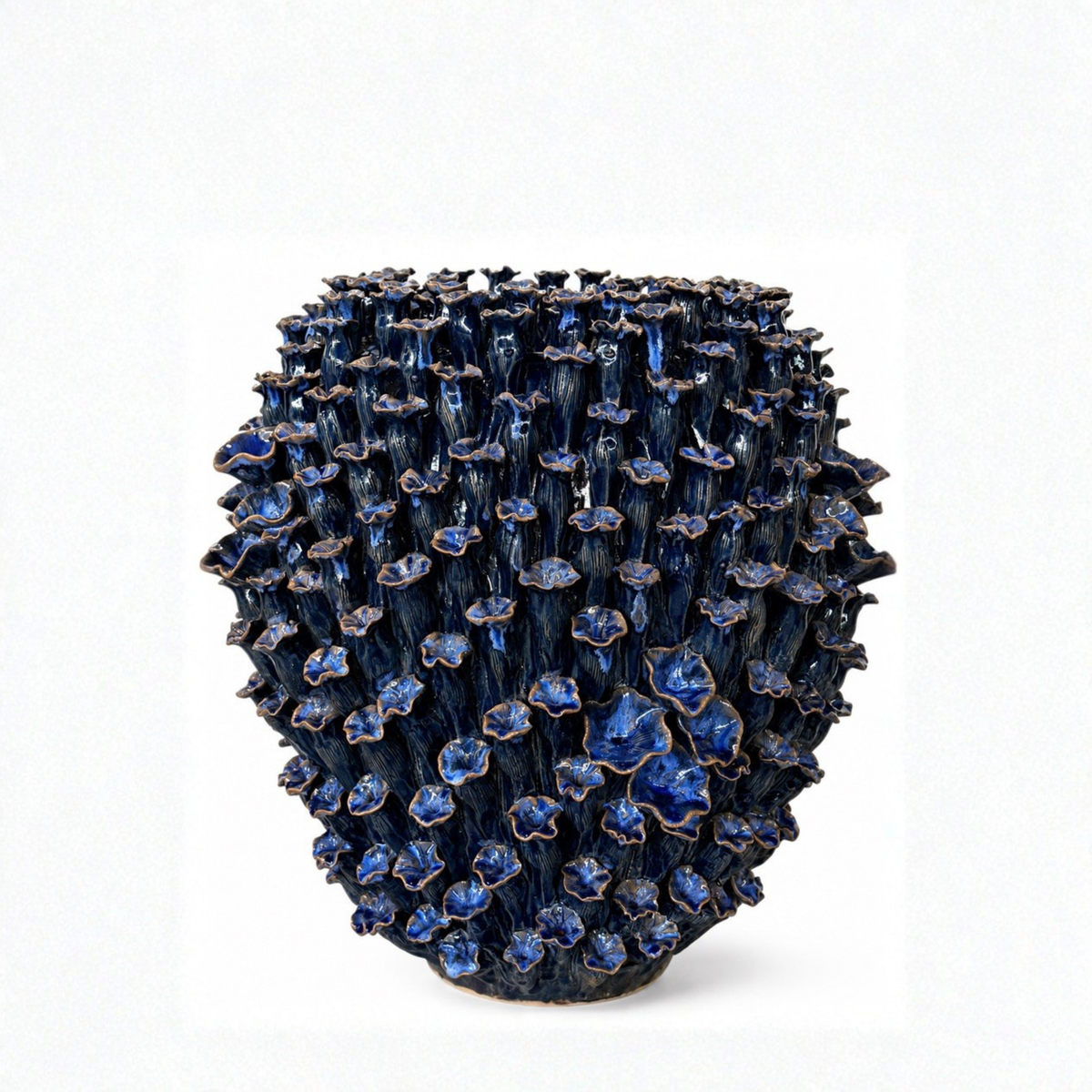 Sea Flower Vase – Reactive Blue